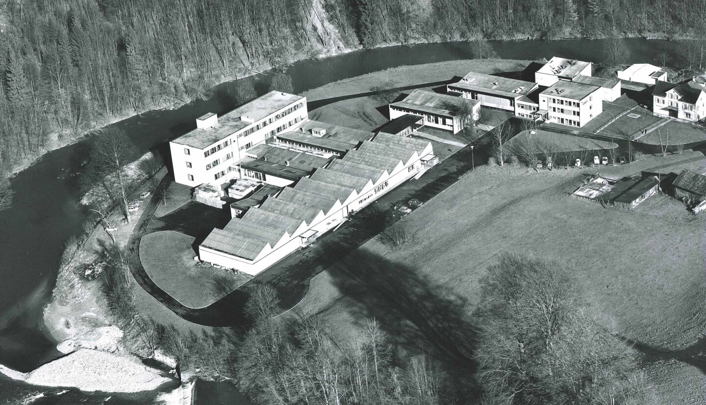 A view of the Laboratorien Hausmann in the 50s